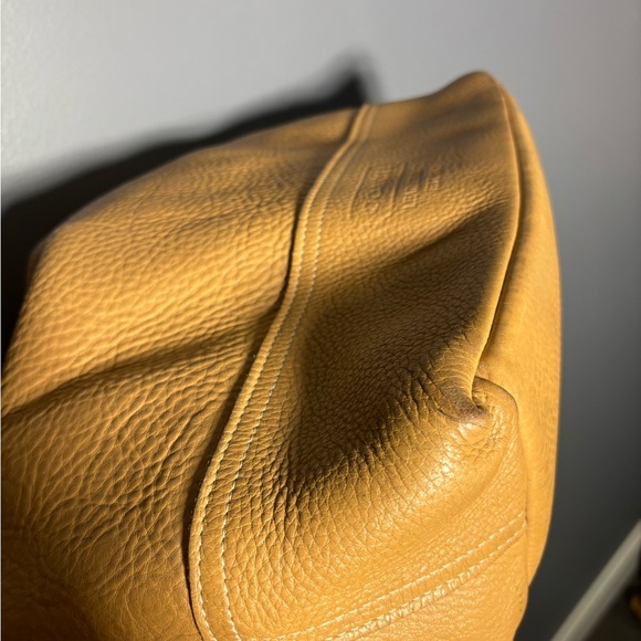 Coach 5715 Camel Pebbled Leather Made in The United States Hobo Shoulder Bag - Picture 10 of 12